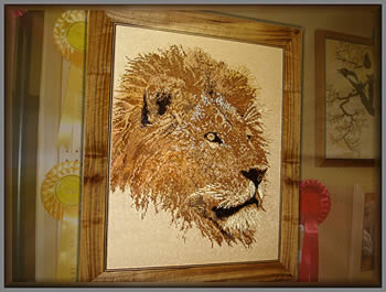 A Mosaic Lion
