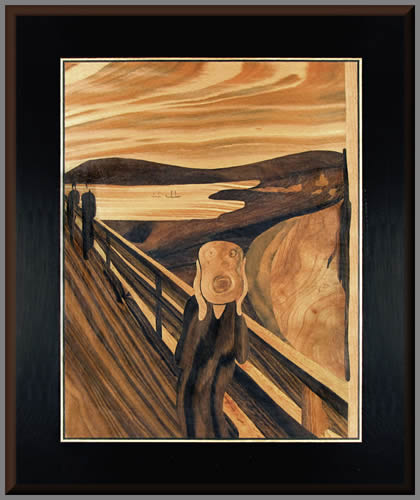 The Scream after Munch