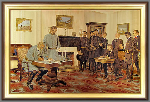 Appomattox Court Room after Tom Lovell's Surrender at Appomattox