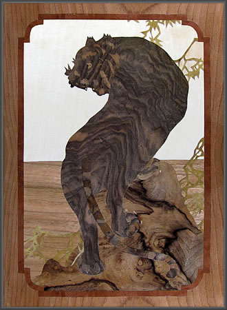 Tiger on a Rock