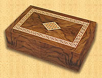 Greek Key and Diamond Box