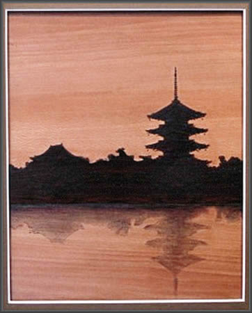 Temple in Sunset