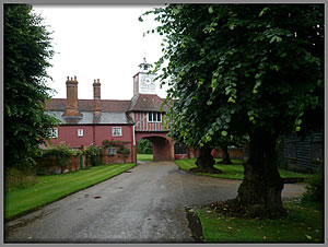 Gatehouse from the distance Ingatestone Hall