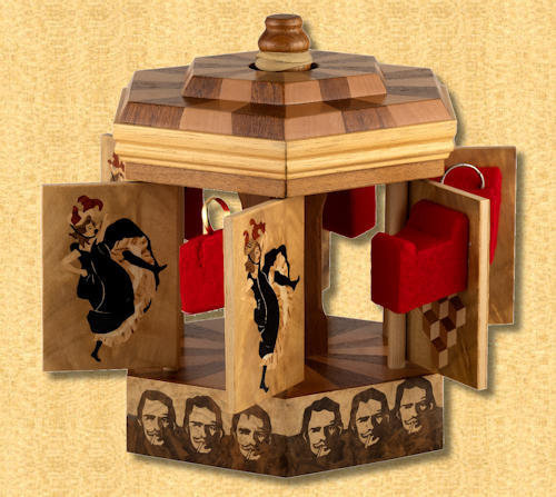 Can-Can Carousel Ring Box