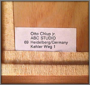 Otto Chlupp label