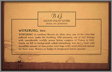Label from Wurzburg picture