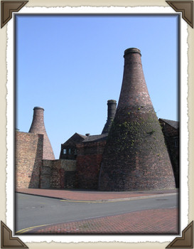 Bottle chimneys from the road