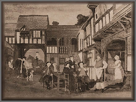 Courtyard scene