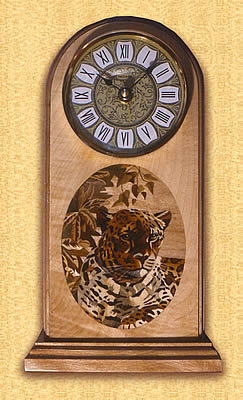 Leopard Clock