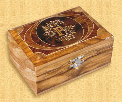 Olive Wood Trinket Box