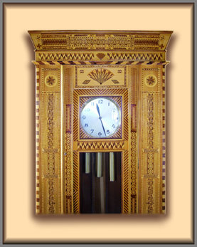 Australian Grandfather Clock detail